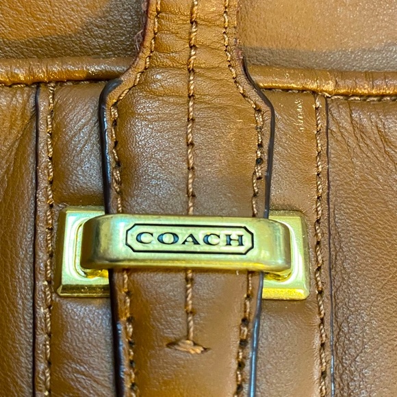 Brown Coach Leather Tote Bag - Picture 6 of 11